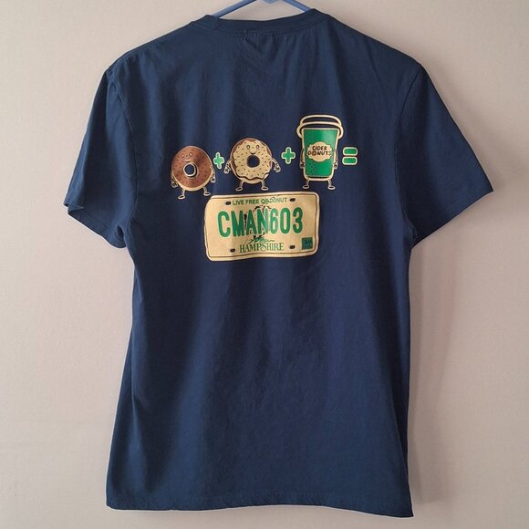 T Shirt Roadside Cider Donuts Hooksett NH New Hampshire Adult Size M Medium - Picture 4 of 9